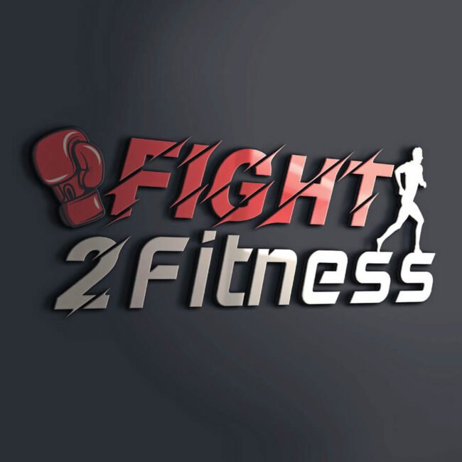 fight2-fitness-logo-design